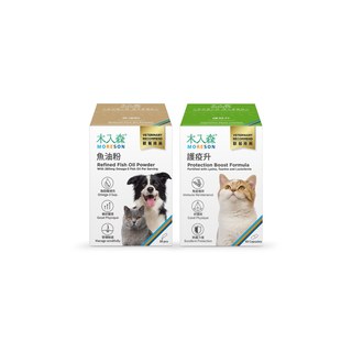 寵物魚油粉 30包＋貓咪護疫升 60顆
