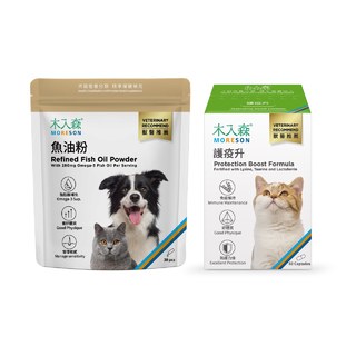 寵物魚油粉 30包＋貓咪護疫升 60顆