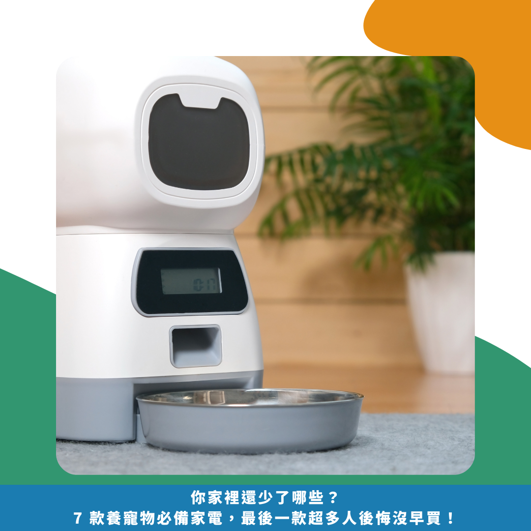 你家裡還少了哪些？7 款養寵物必備家電，最後一款超多人後悔沒早買！