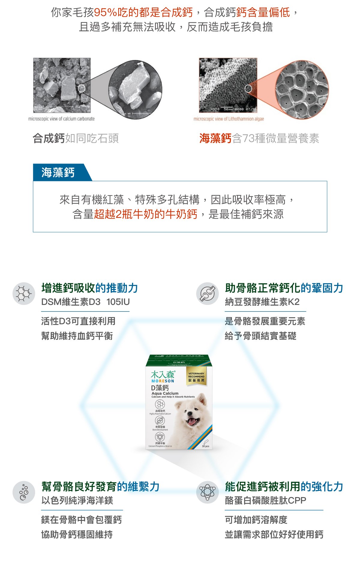 木入森 犬寶D藻鈣｜狗狗補鈣推薦_8