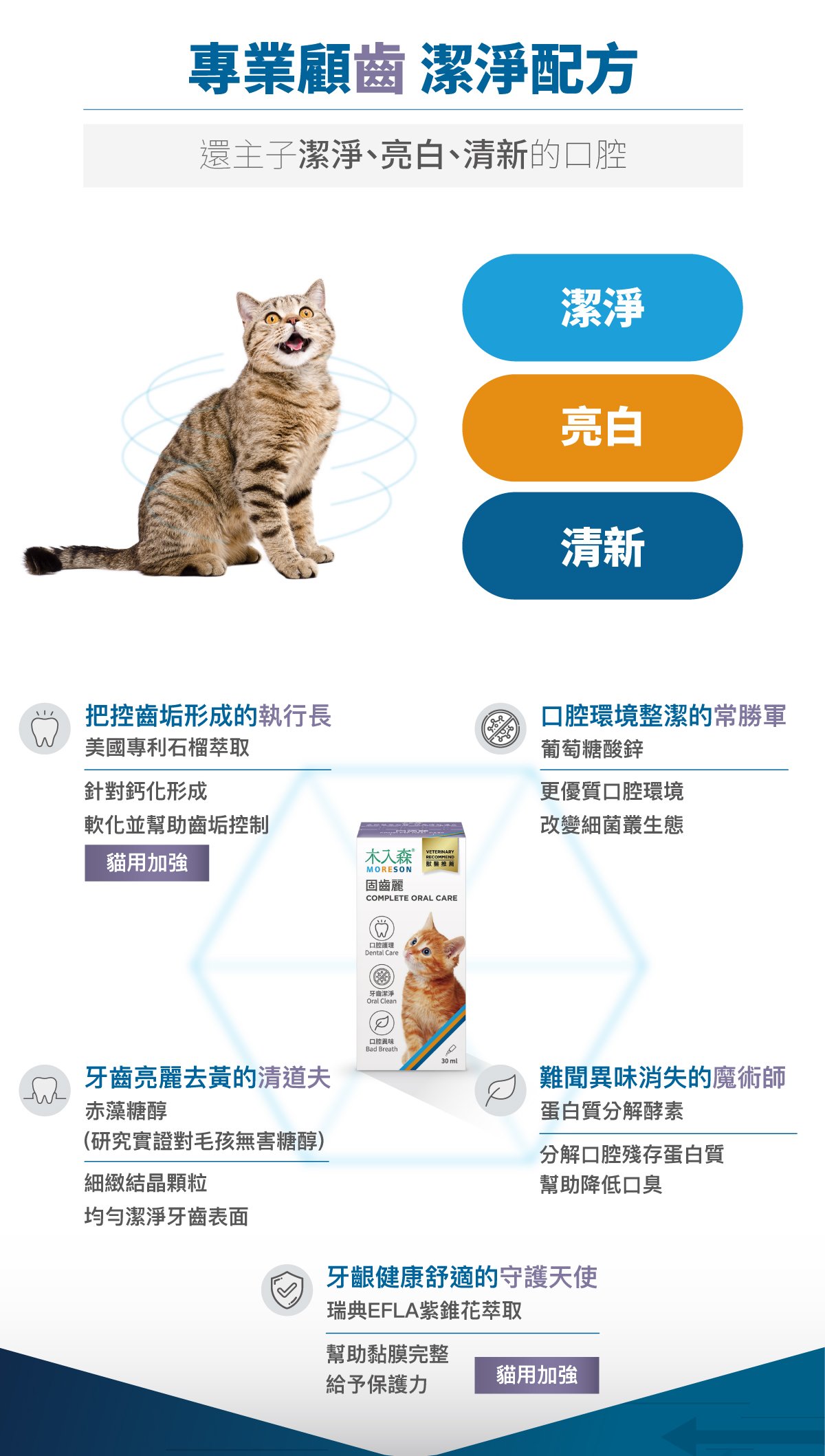 木入森 貓咪固齒麗口滴劑｜貓咪潔牙滴劑_9